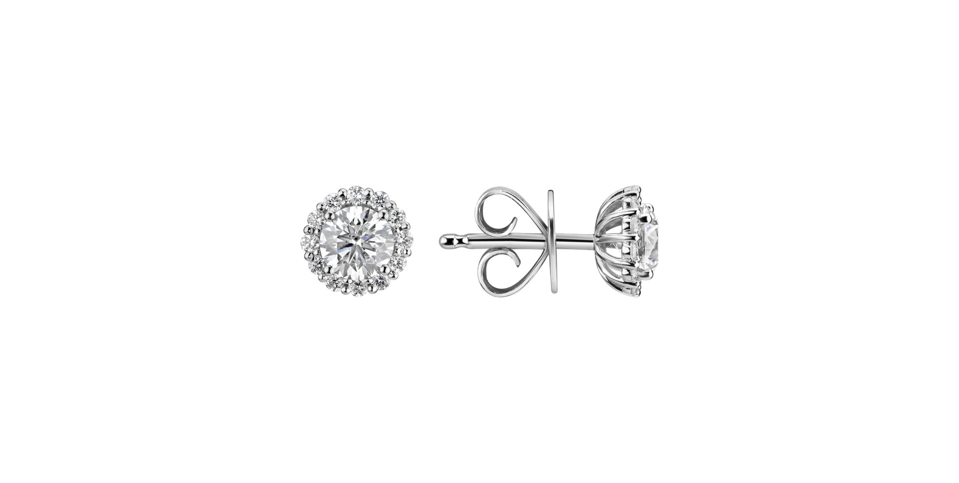 Diamond earrings Bloom Spark