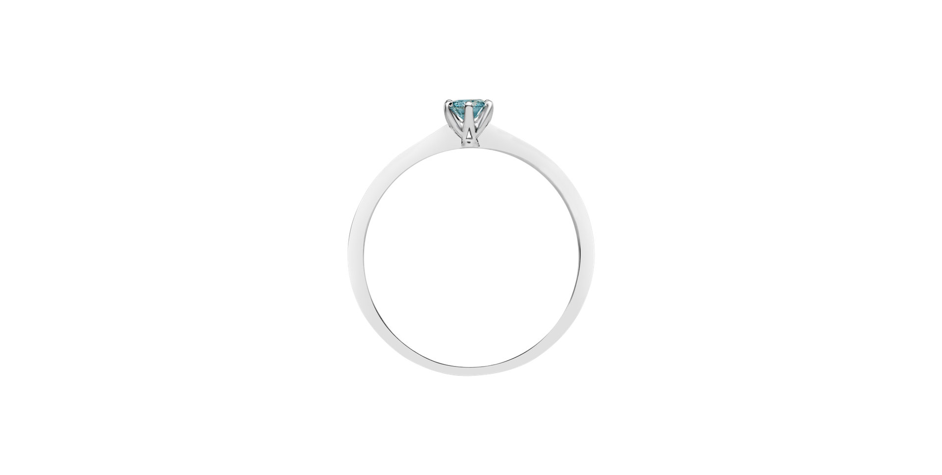 Ring with blue diamonds Eternal Joy