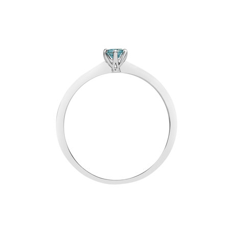 Ring with blue diamonds Eternal Joy