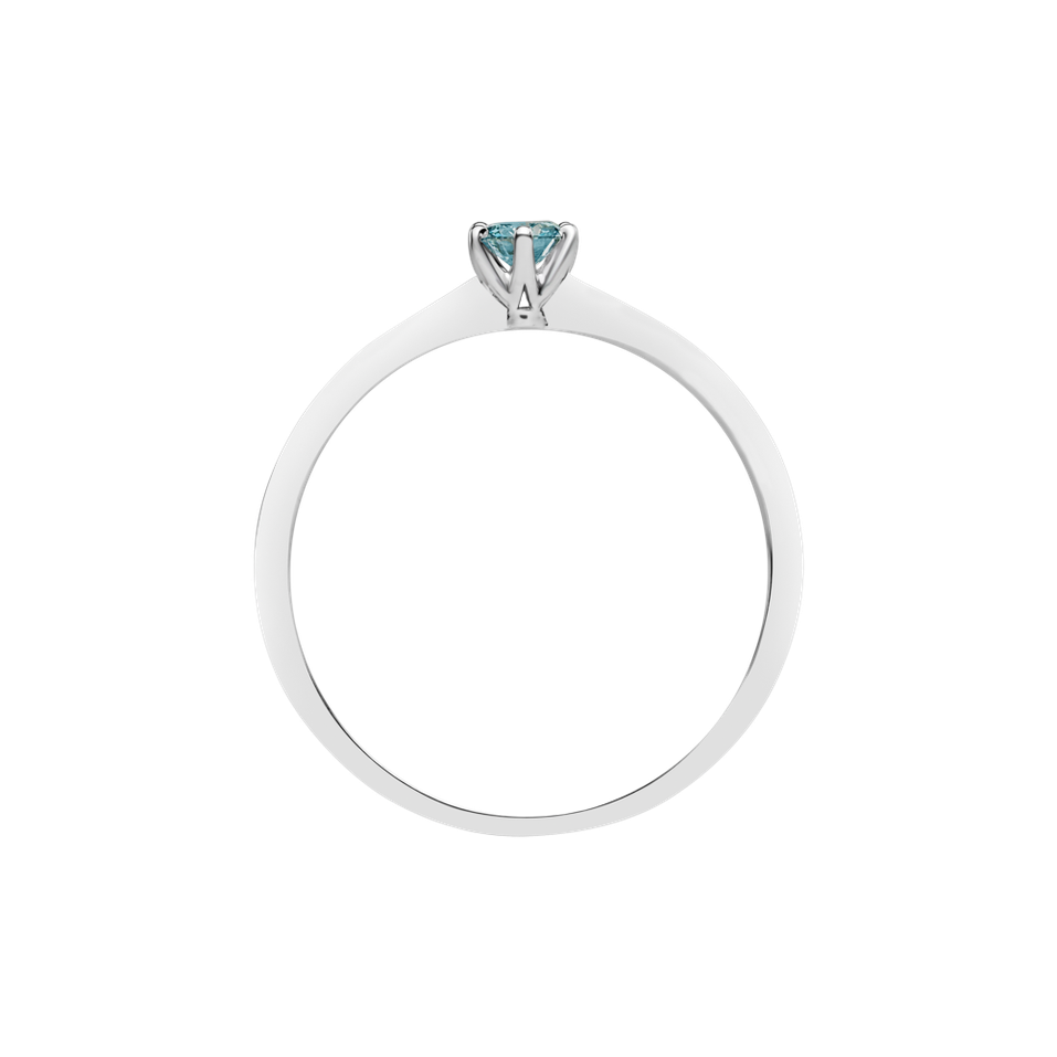 Ring with blue diamonds Eternal Joy