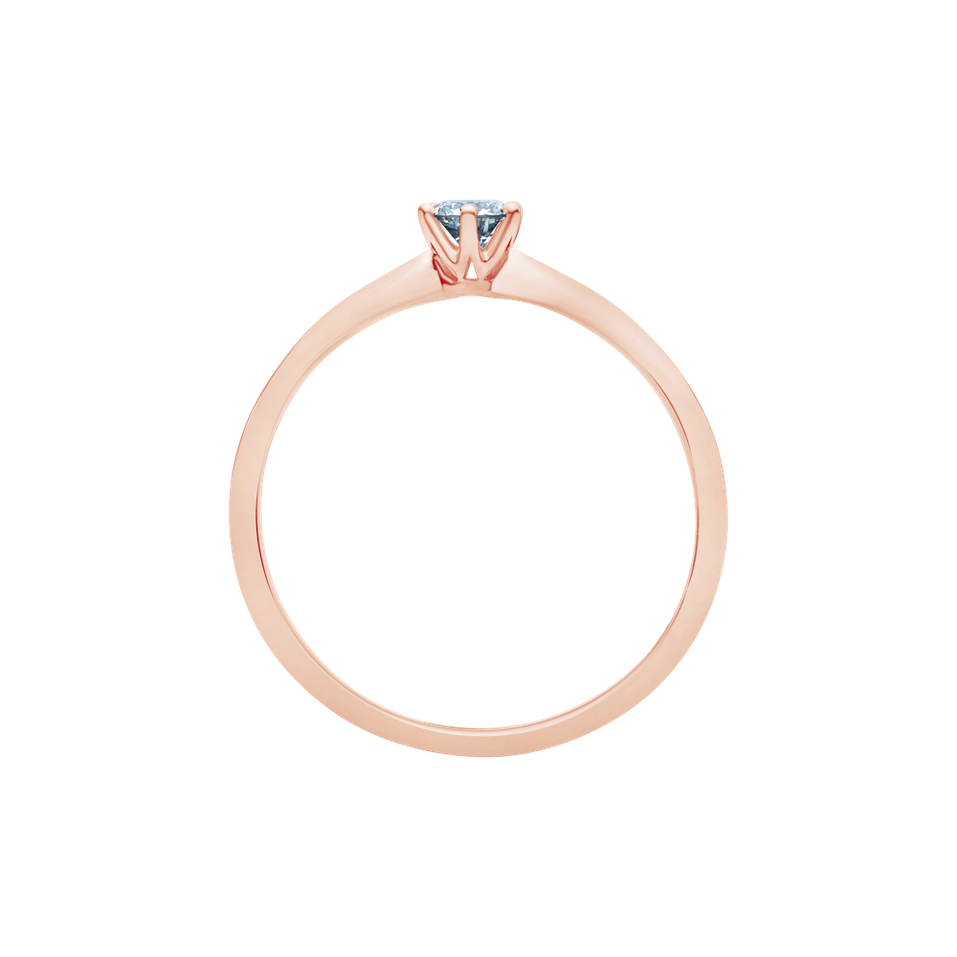 Ring with blue diamonds Eternal Joy