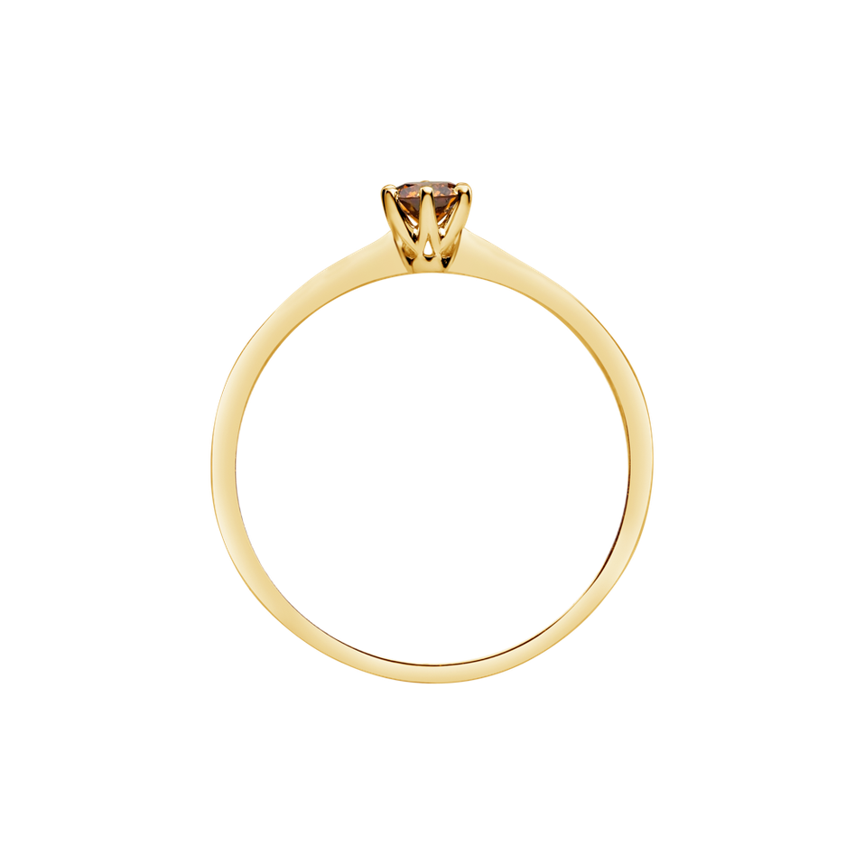 Ring with orange diamonds Eternal Joy