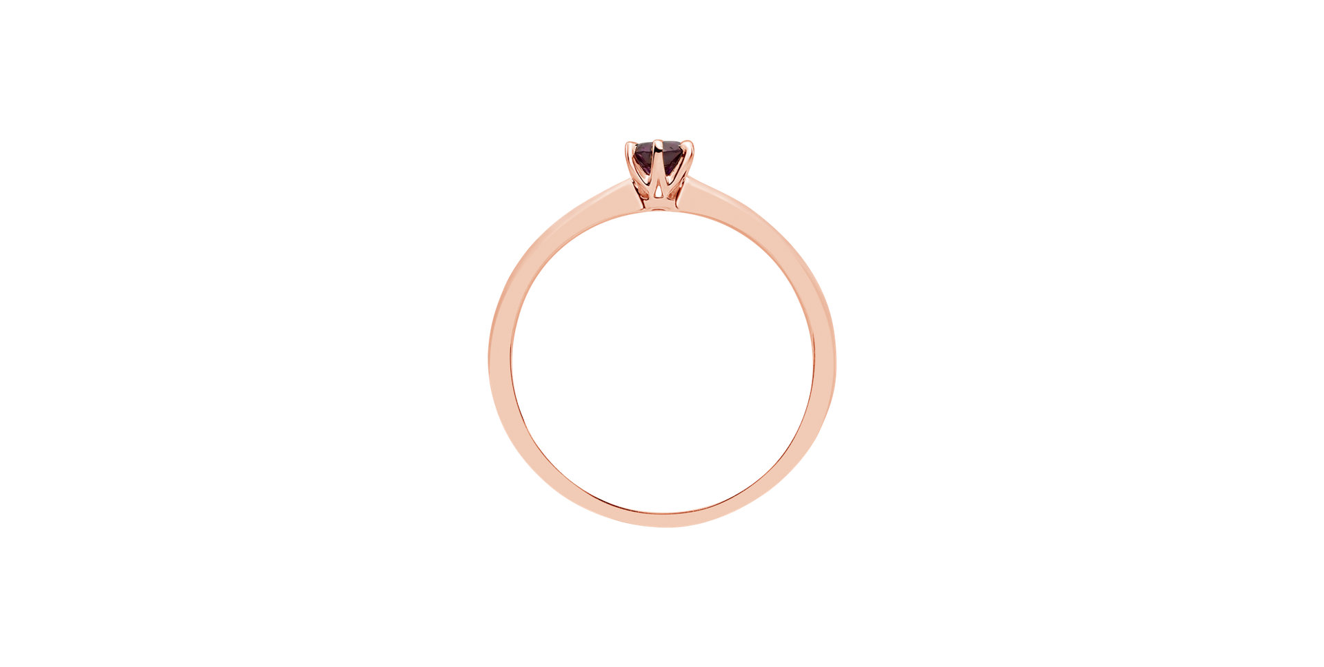 Ring with pink diamonds Eternal Joy