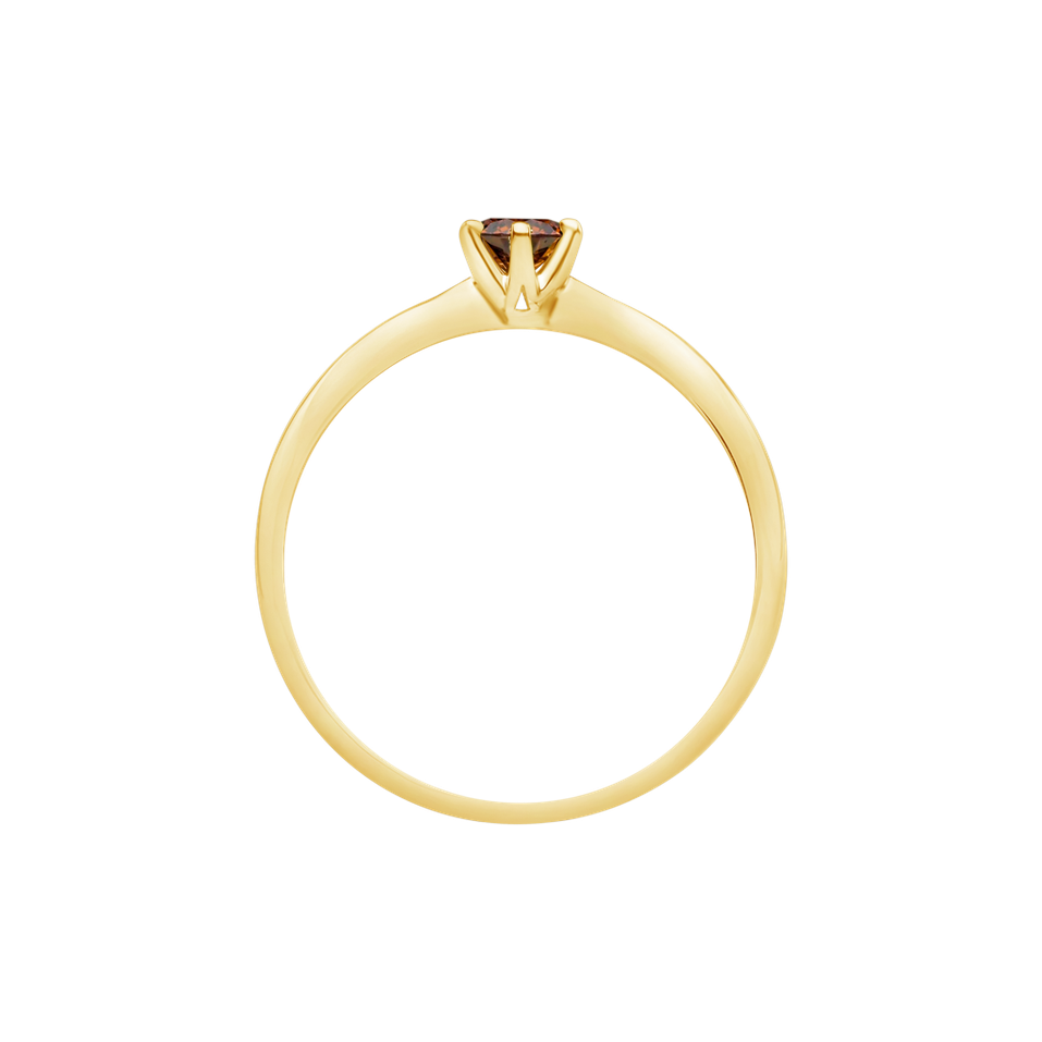 Ring with orange diamonds Eternal Joy