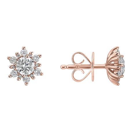 Diamond earrings Snow Star