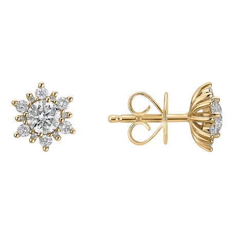 Diamond earrings Snow Star