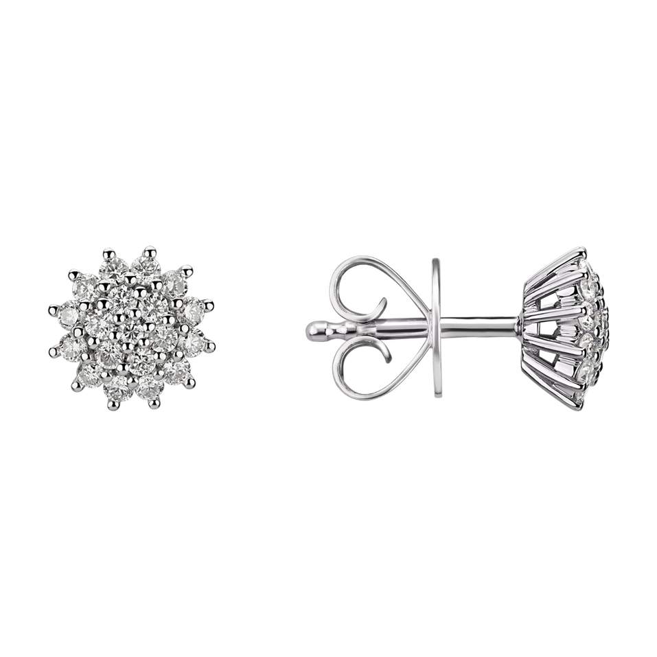 Diamond earrings Midnight Sun