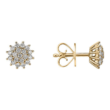 Diamond earrings Midnight Sun