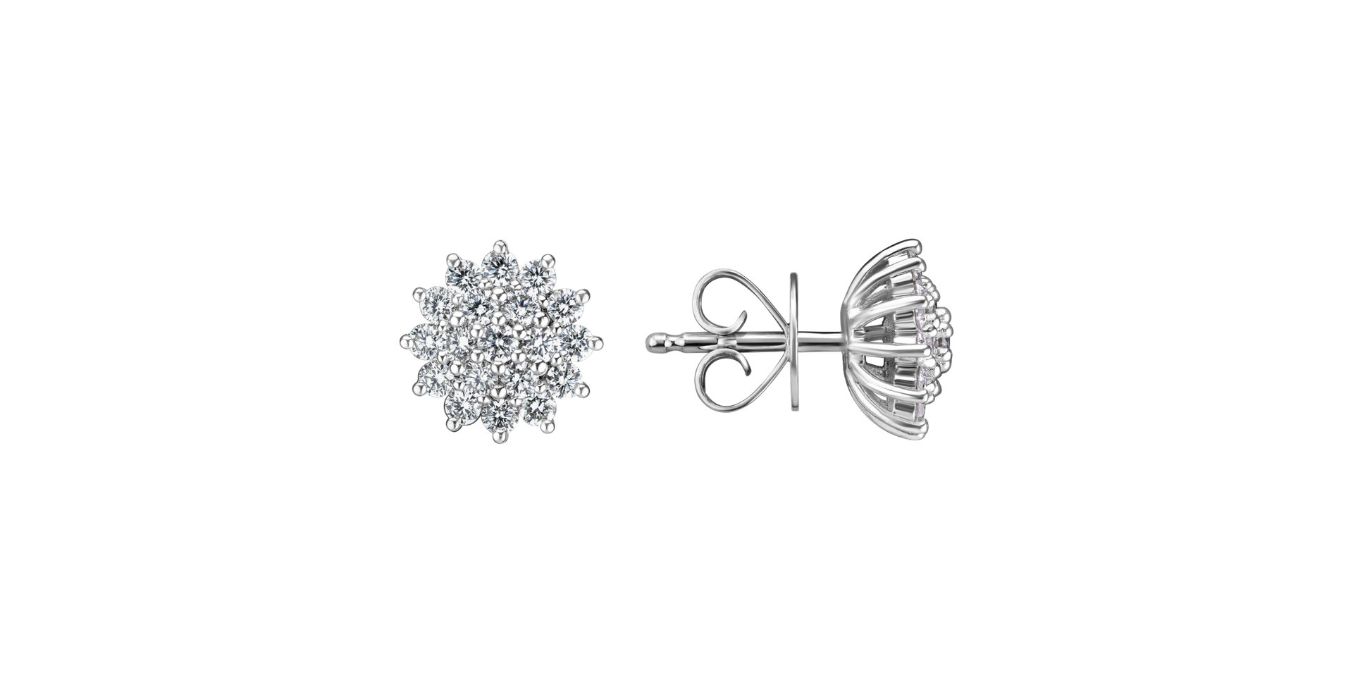 Diamond earrings Midnight Sky