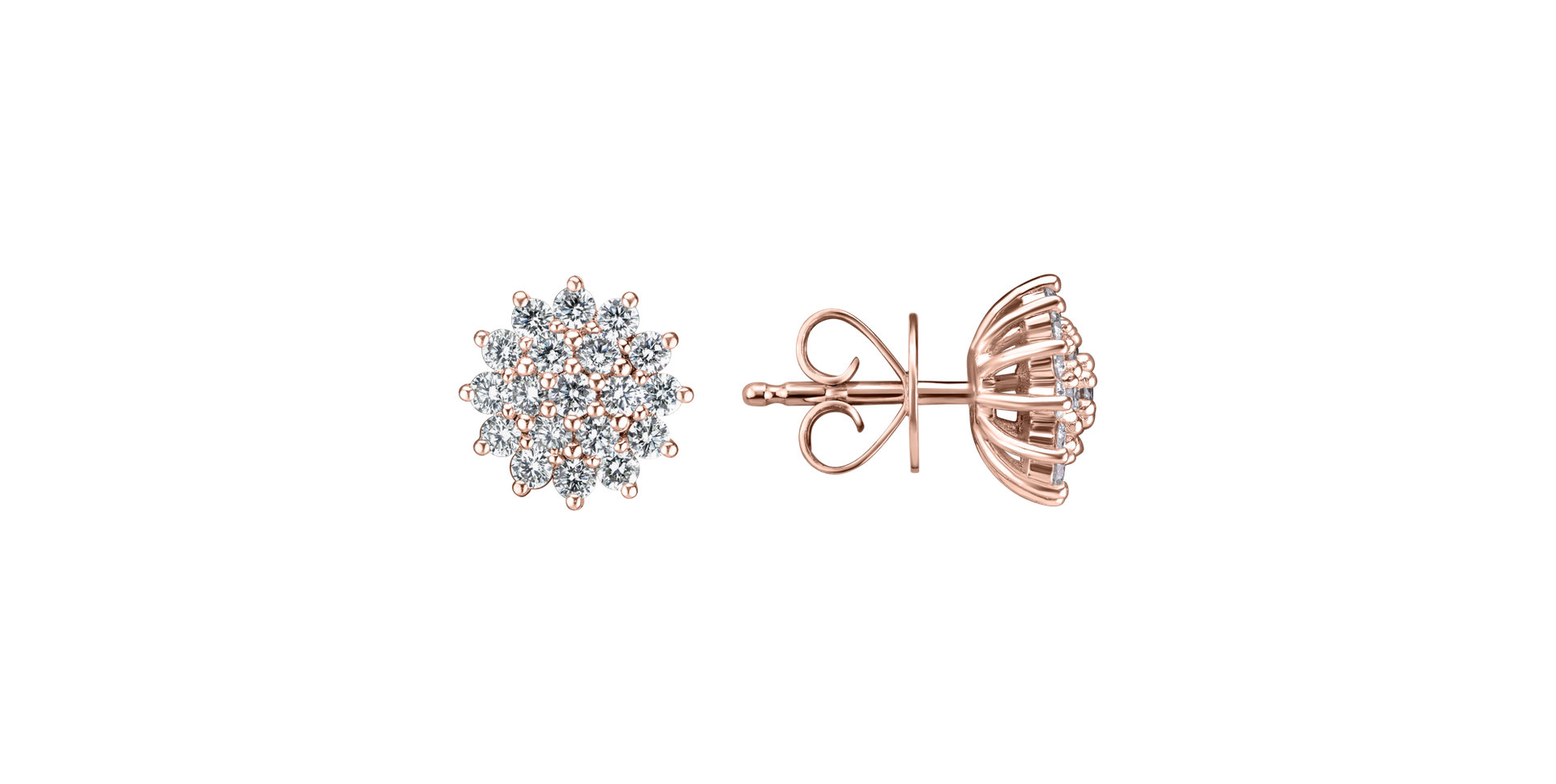 Diamond earrings Midnight Sky