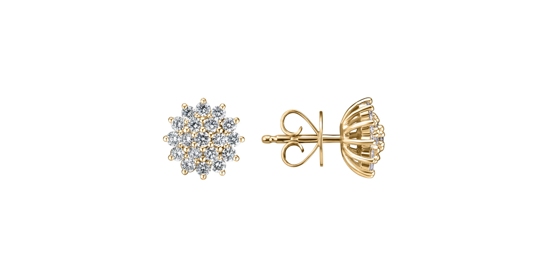 Diamond earrings Midnight Sky