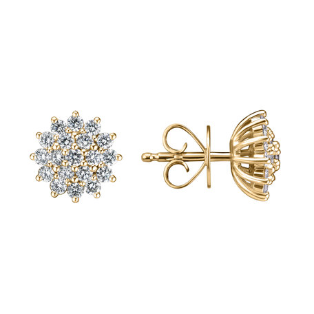 Diamond earrings Midnight Sky