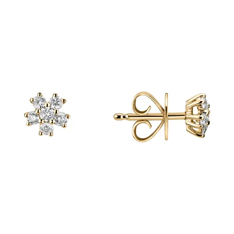 Diamond earrings Sparkless