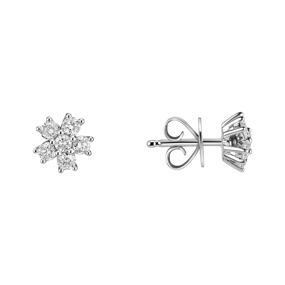 Diamond earrings Sparkless