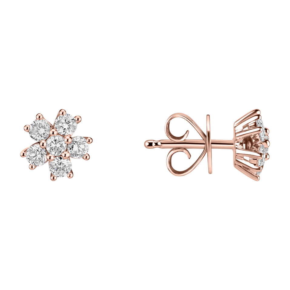 Diamond earrings Sparkless