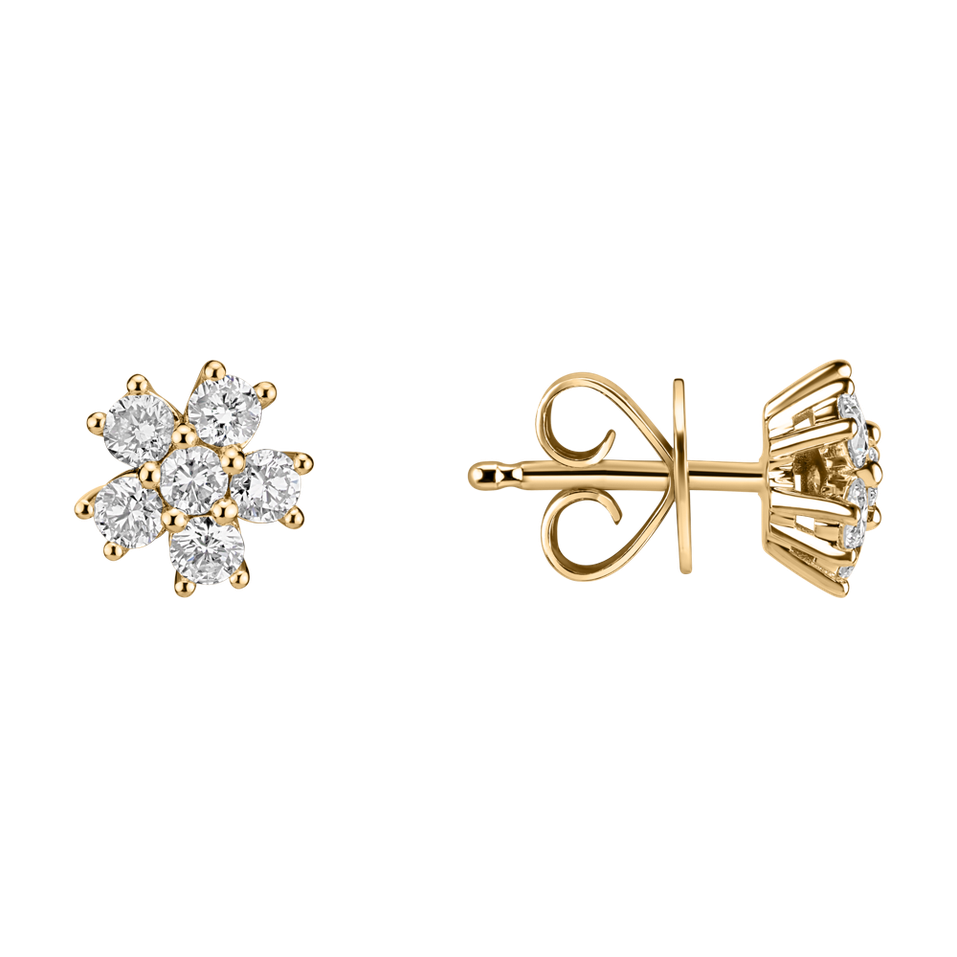 Diamond earrings Sparkless