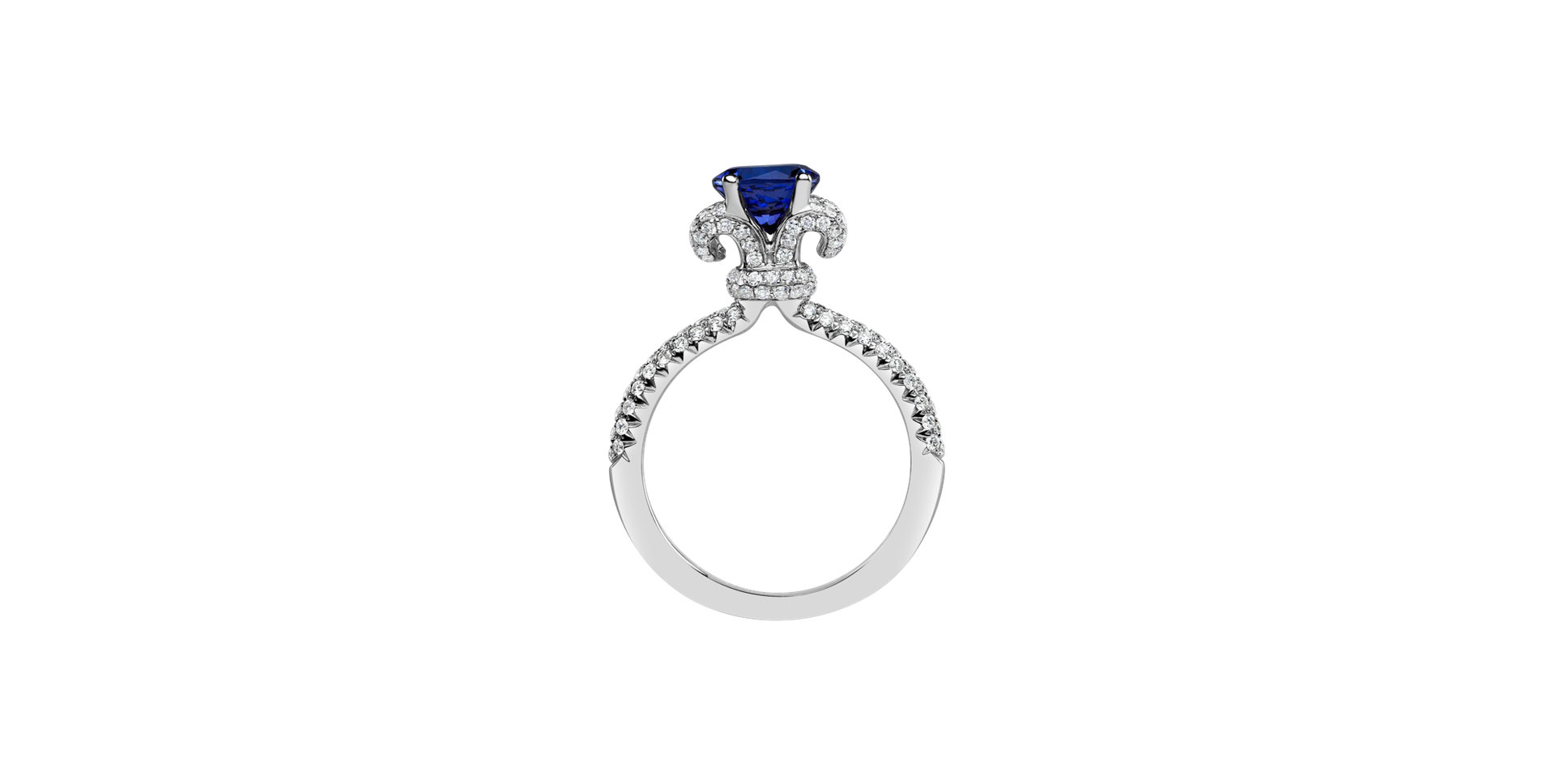 Diamond ring with Tanzanite Countess Star