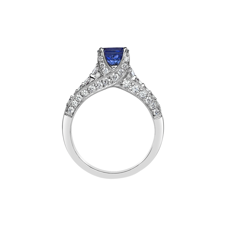 Diamond ring with Tanzanite Infinite Wonder