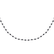 Necklace with black diamonds Dark Melody3