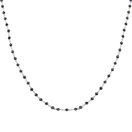 Necklace with black diamonds Dark Melody