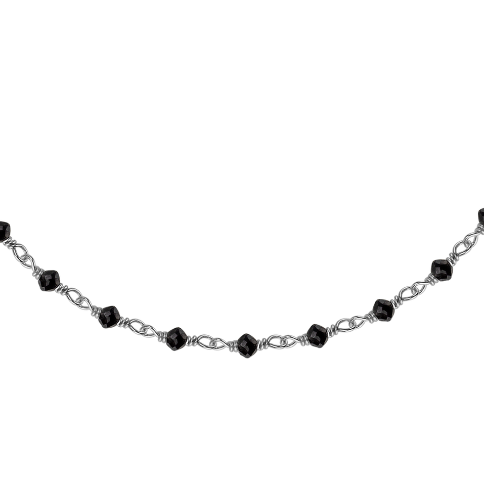 Bracelet with black diamonds Dark Melody