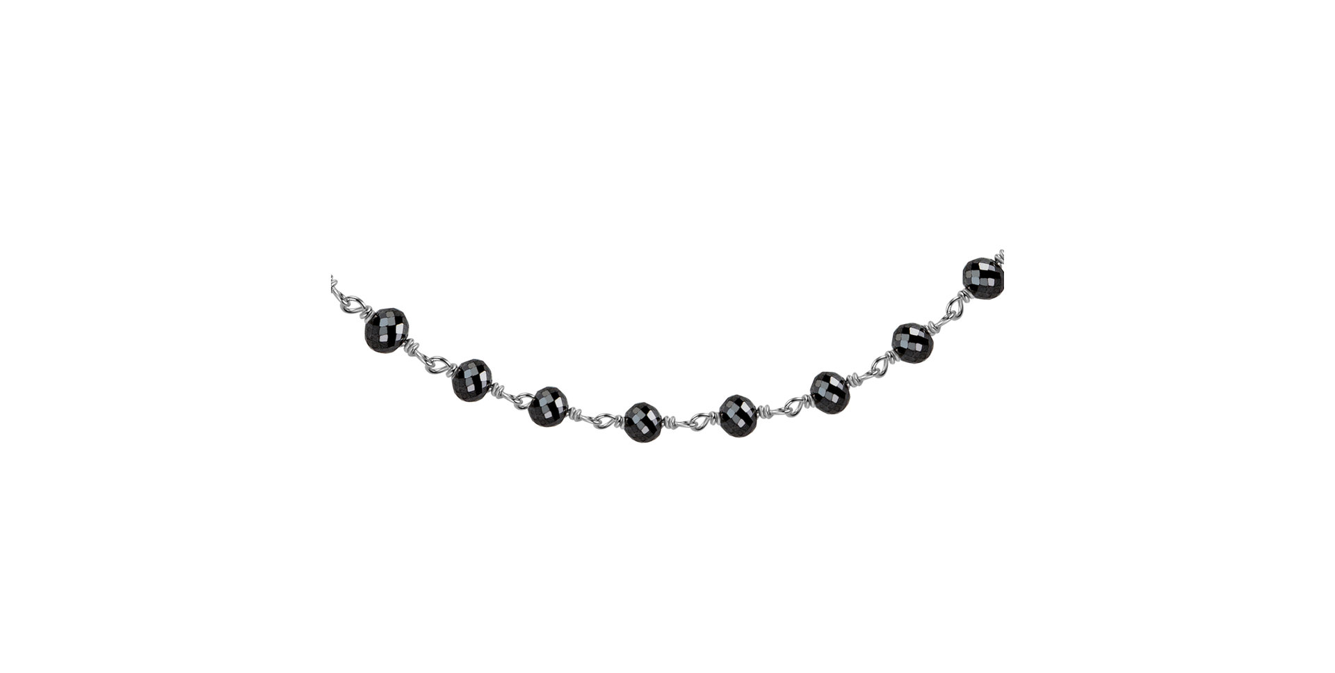 Bracelet with black diamonds Dark Melody