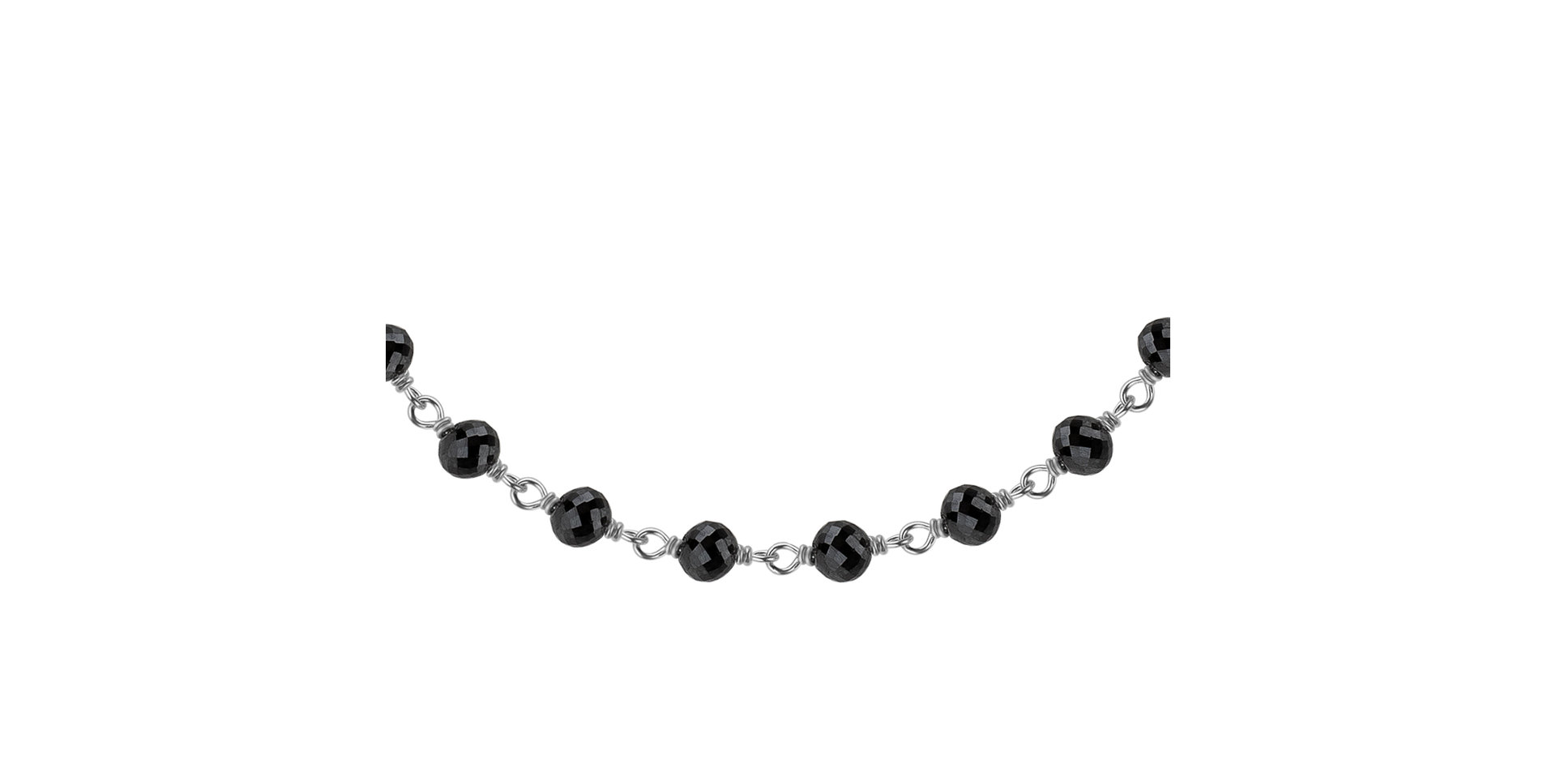 Bracelet with black diamonds Dark Melody