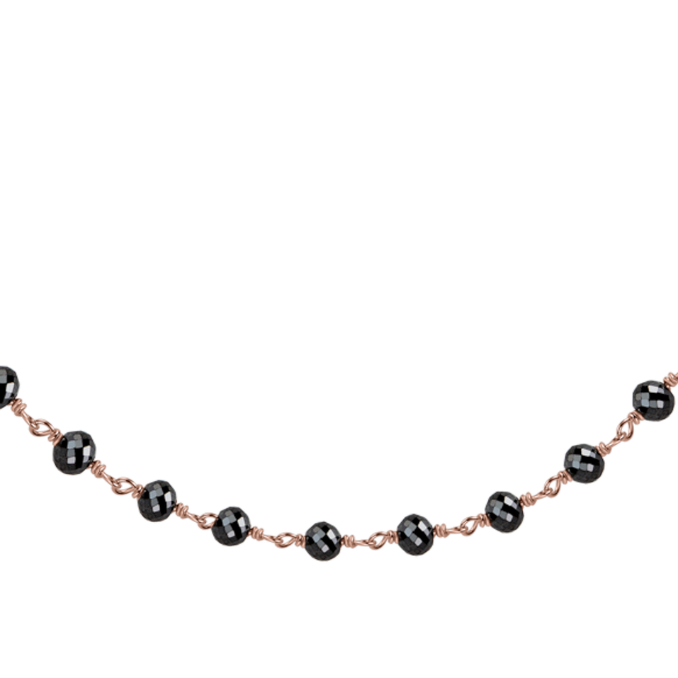 Bracelet with black diamonds Dark Melody