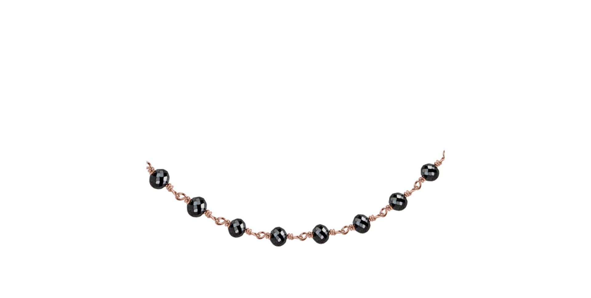 Bracelet with black diamonds Dark Melody