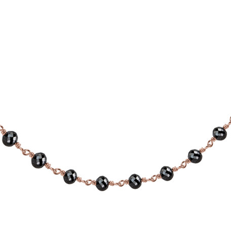 Bracelet with black diamonds Dark Melody