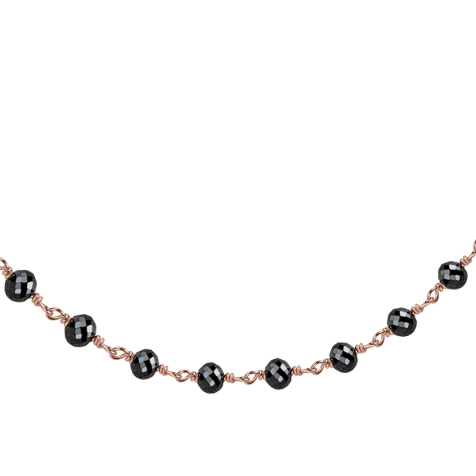 Bracelet with black diamonds Dark Melody