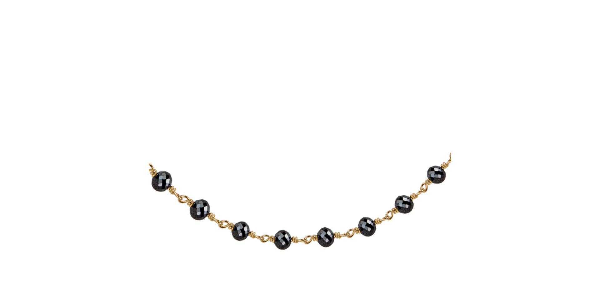 Bracelet with black diamonds Dark Melody