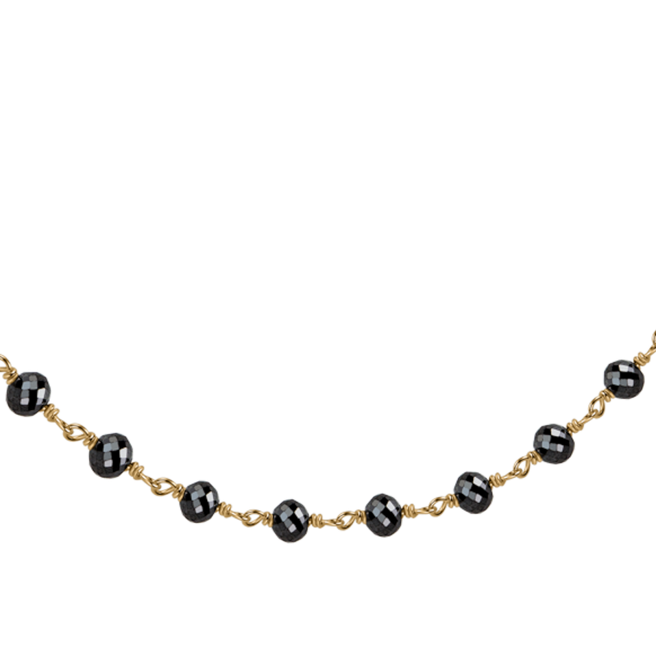 Bracelet with black diamonds Dark Melody