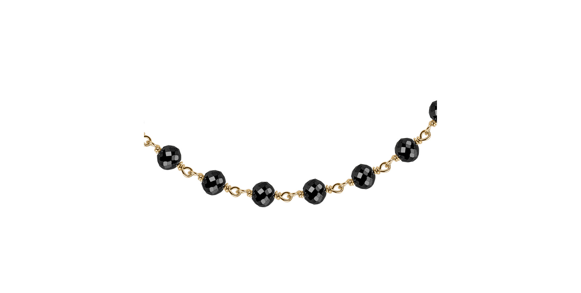 Bracelet with black diamonds Dark Melody