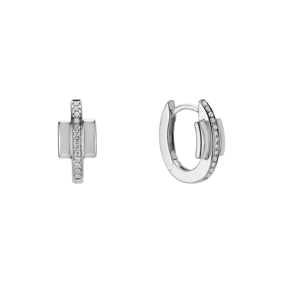 Diamond earrings Midnight Streamer