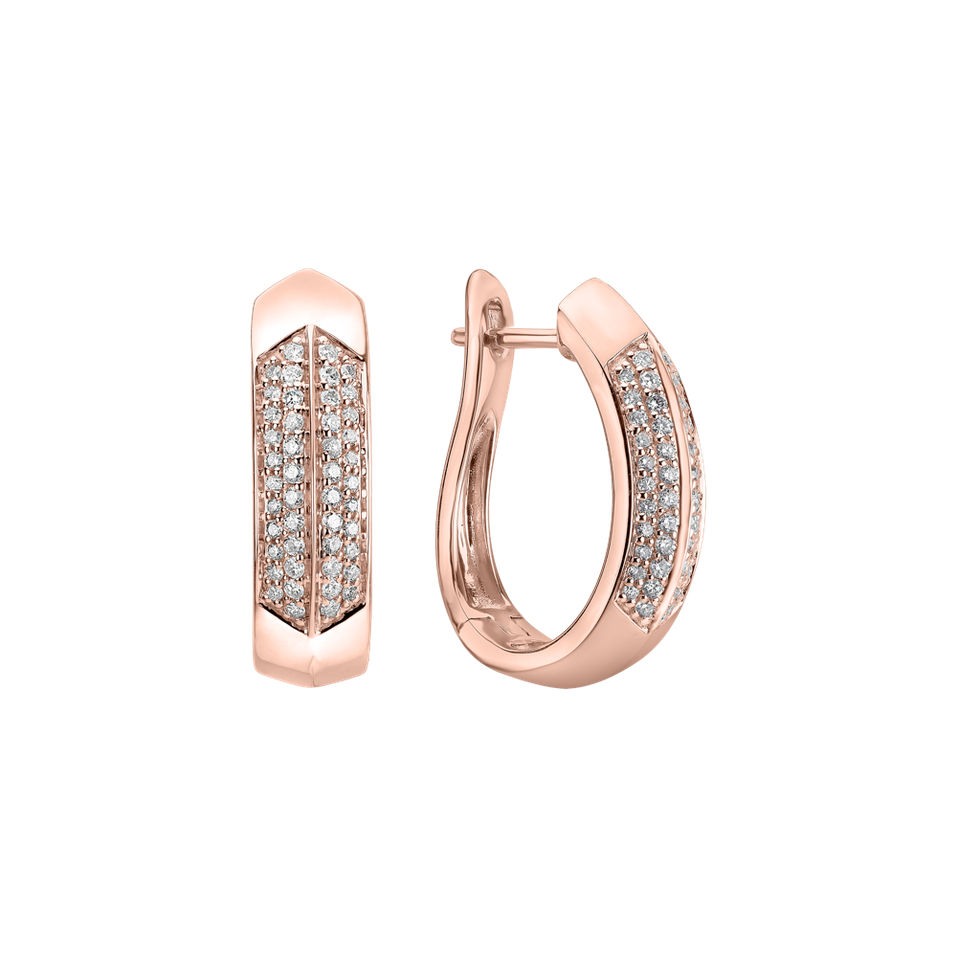 Diamond earrings Space Lady