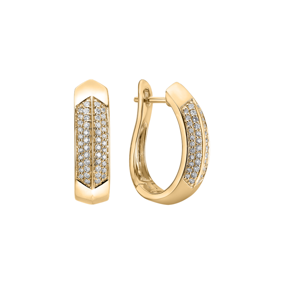 Diamond earrings Space Lady