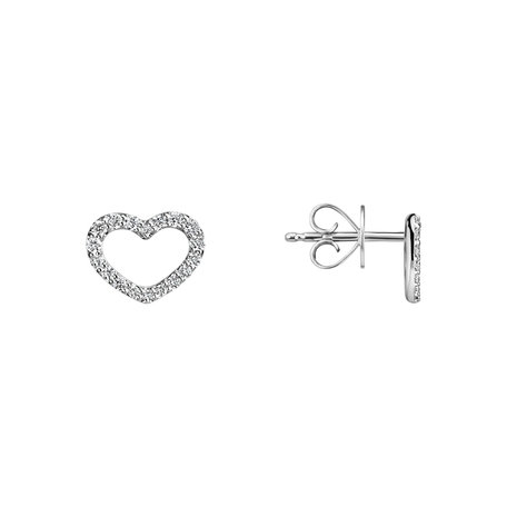 Diamond earrings Shiny Hearts
