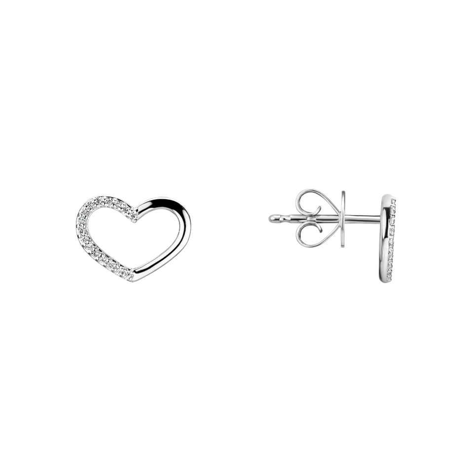 Diamond earrings Shiny Hearts