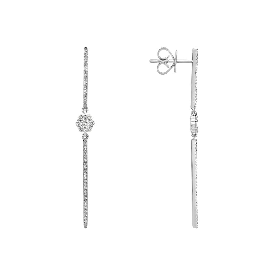 Diamond earrings Diamond Waterfall