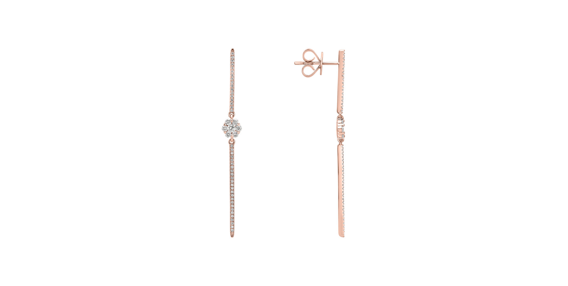 Diamond earrings Diamond Waterfall