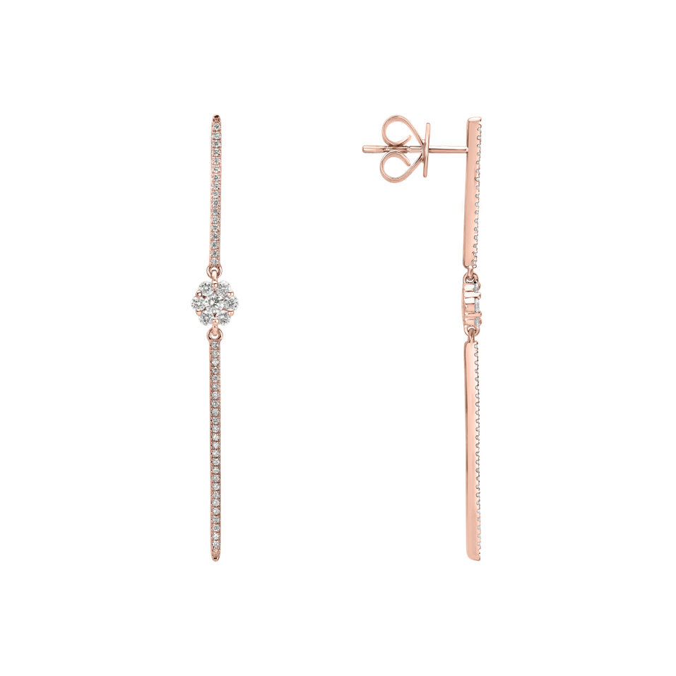 Diamond earrings Diamond Waterfall