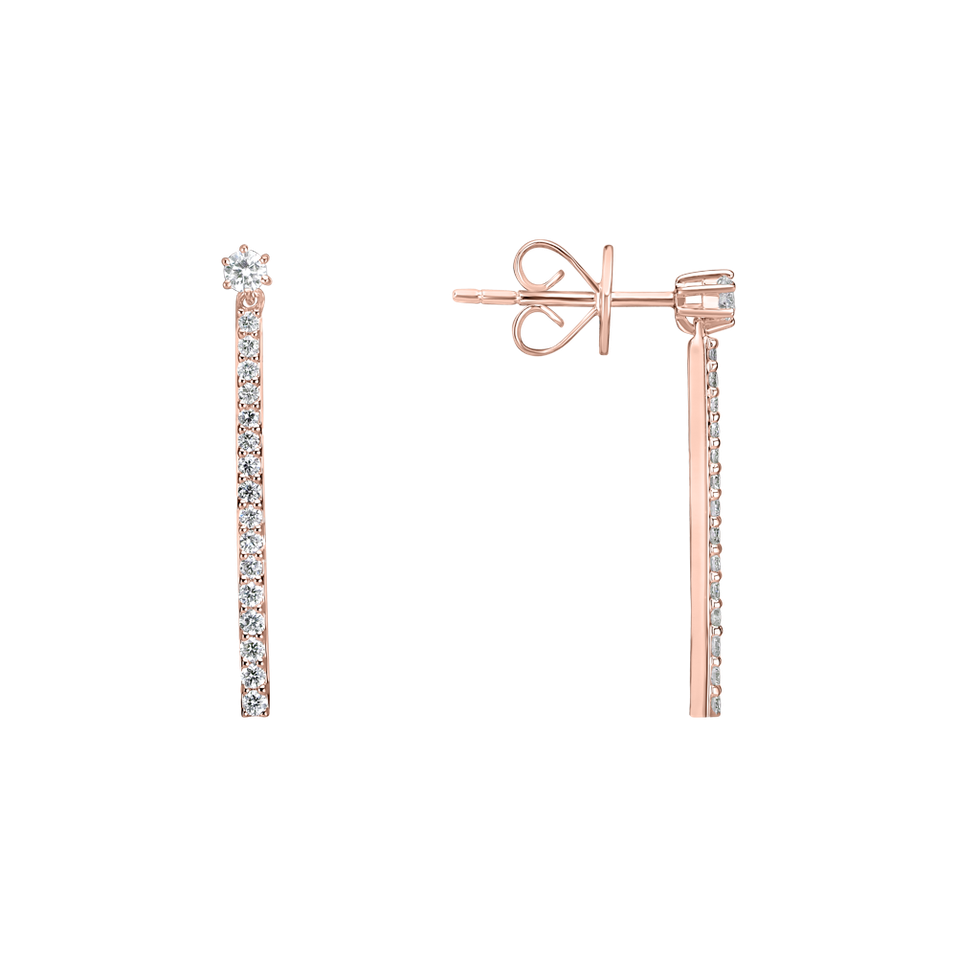 Diamond earrings Flying Star