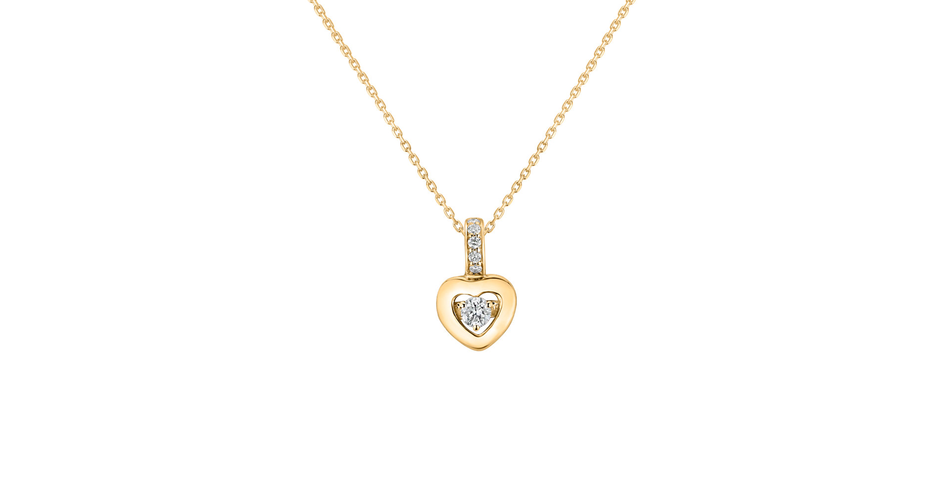 Diamond pendant Petite Heart