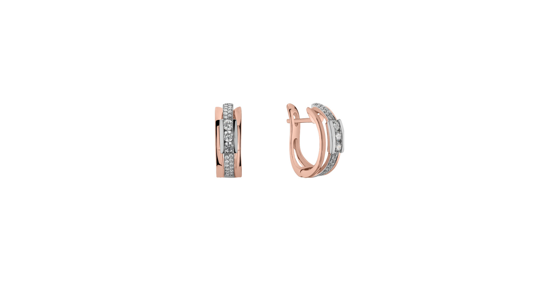 Diamond earrings Amazing Mosaic