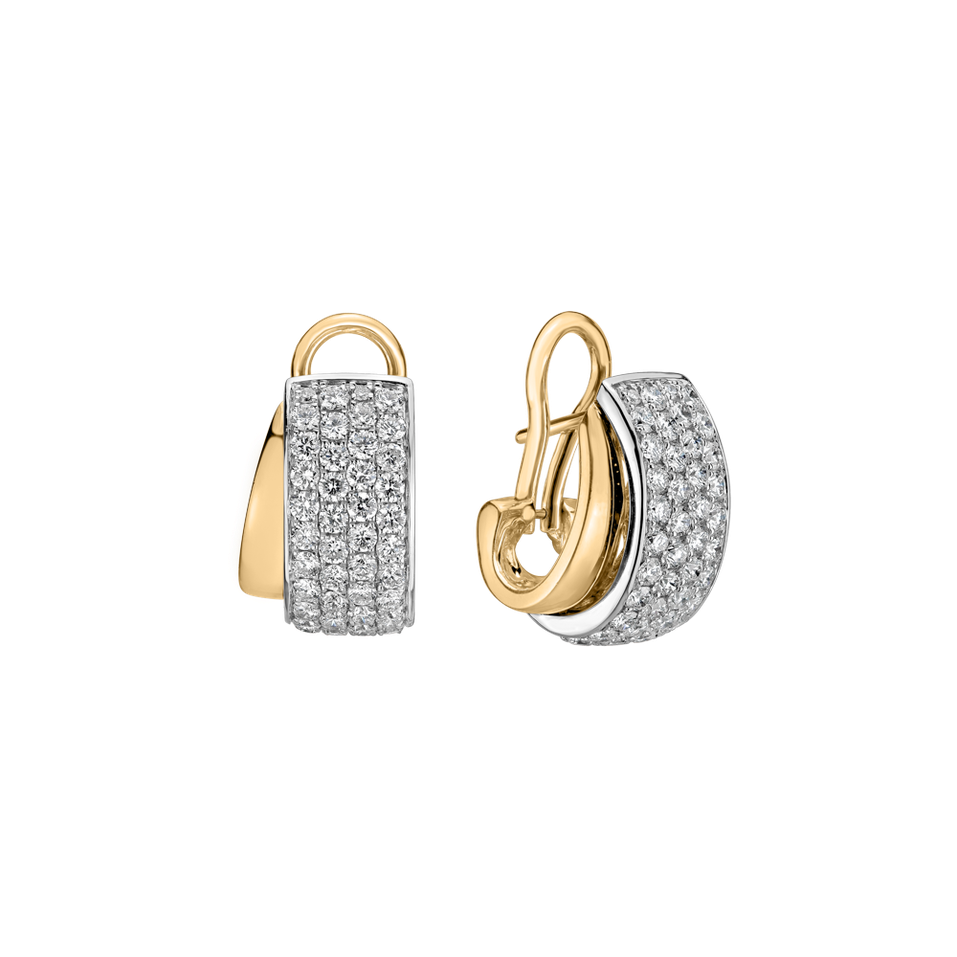 Diamond earrings Galaxy Poem