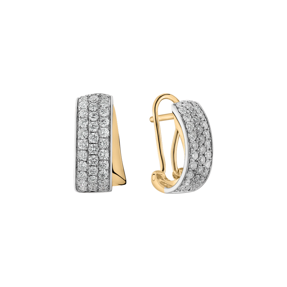 Diamond earrings Galaxy Poem