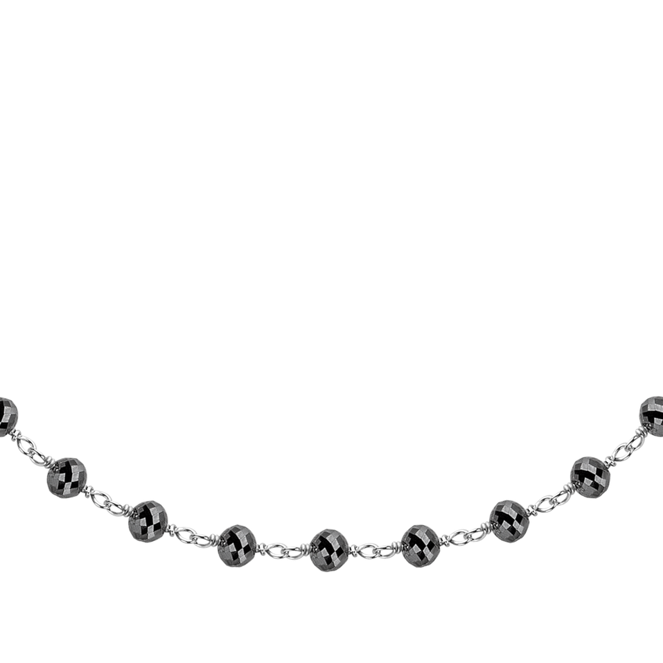 Bracelet with black diamonds Dark Melody