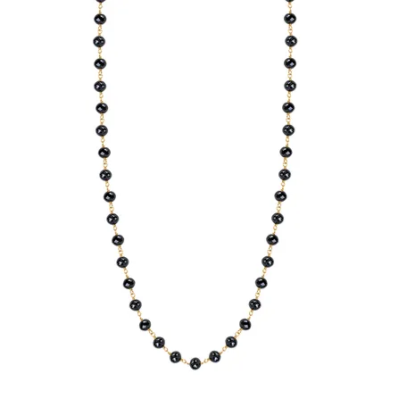 Necklace with black diamonds Dark Melody