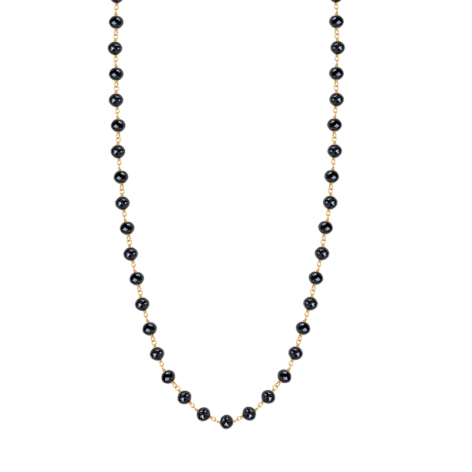Necklace with black diamonds Dark Melody